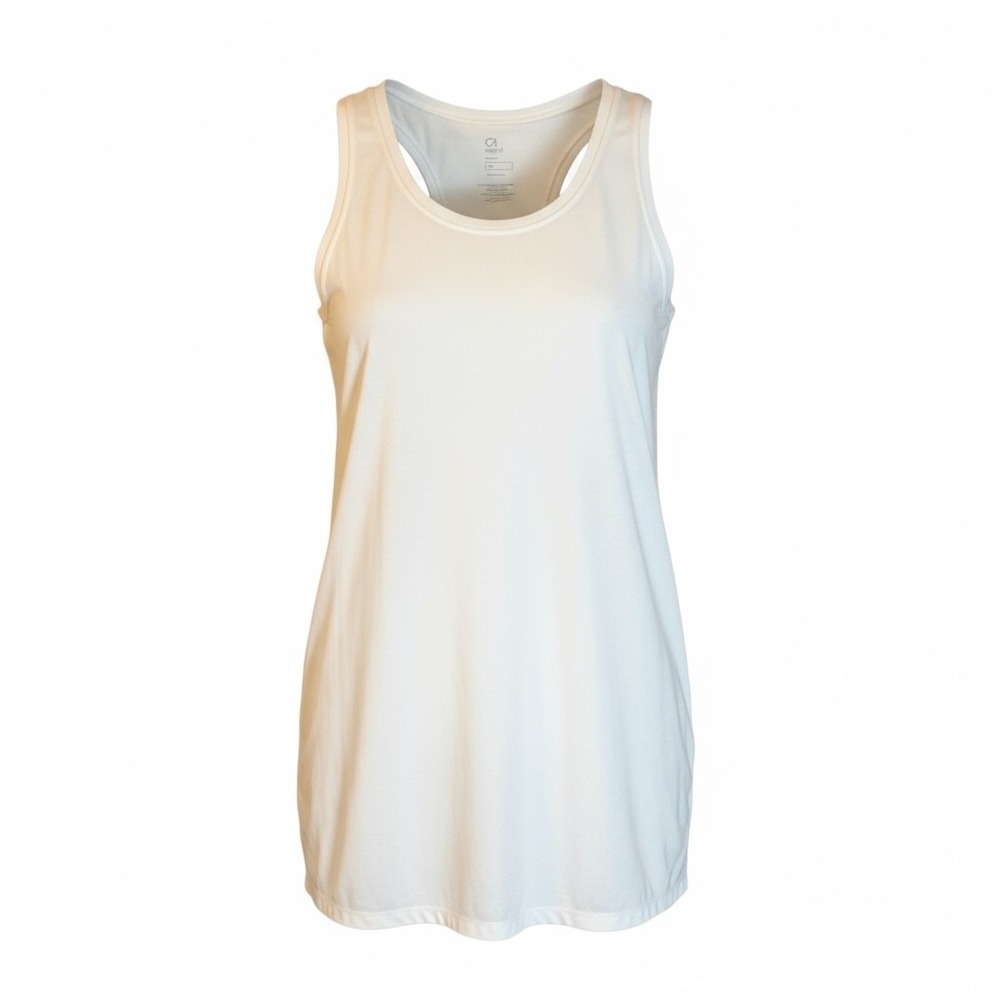 GapFit Women's XS White Racerback Athletic Tank Top Breathe Performance Top